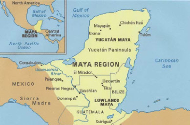 Terre Maya et péninsule du Yucatan, Mexique