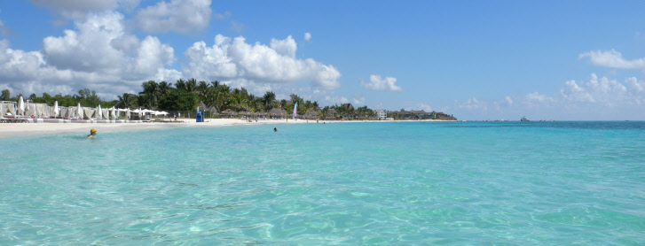 Mamitas Beach à Playa del Carmen